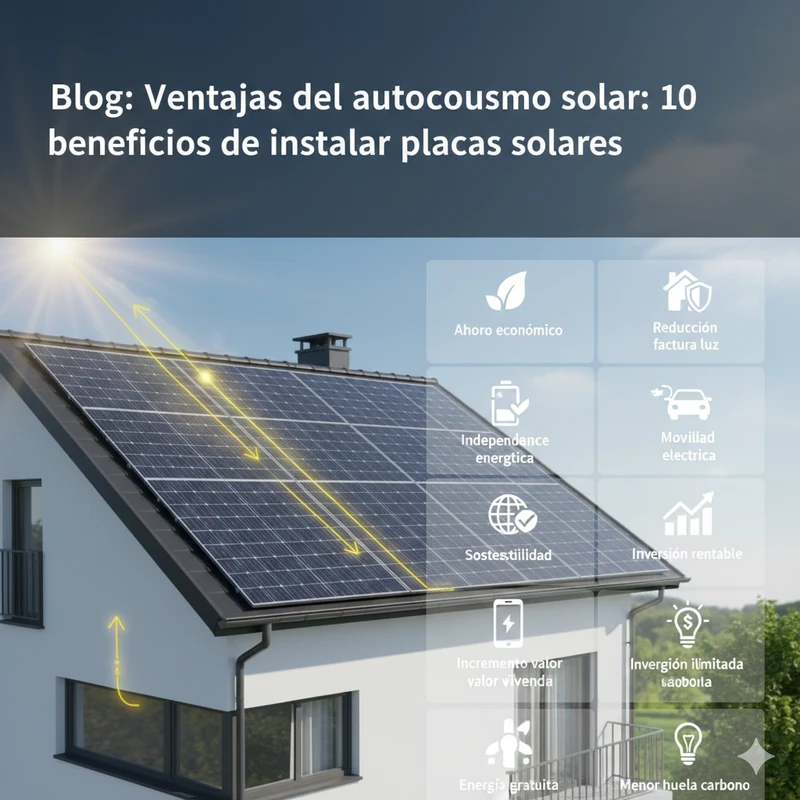 Ventajas del autoconsumo solar: 10 beneficios de instalar placas solares Ventajas del autoconsumo solar: 10 beneficios de instalar placas solares