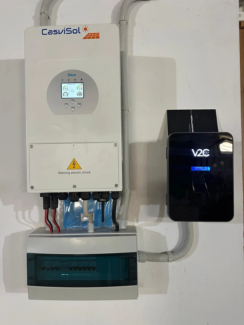 Instalación cargador vehículo eléctrico en Sádaba Cargador EV instalado en Sádaba, Aragón